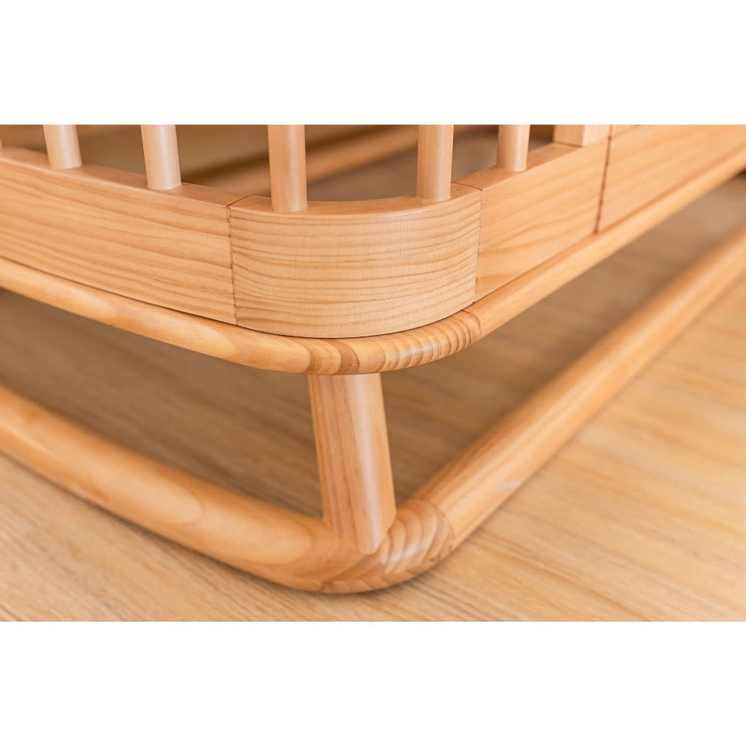 Sweet Pea Eva cot - Natural (Brisbane Store Ex-Display)