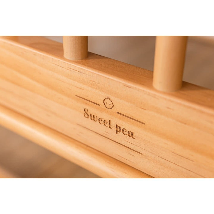 Sweet Pea Eva cot - Natural (Brisbane Store Ex-Display)