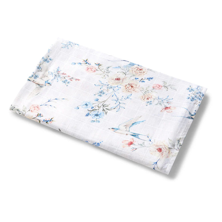 Organic Muslin Wrap - Sweet Swallows