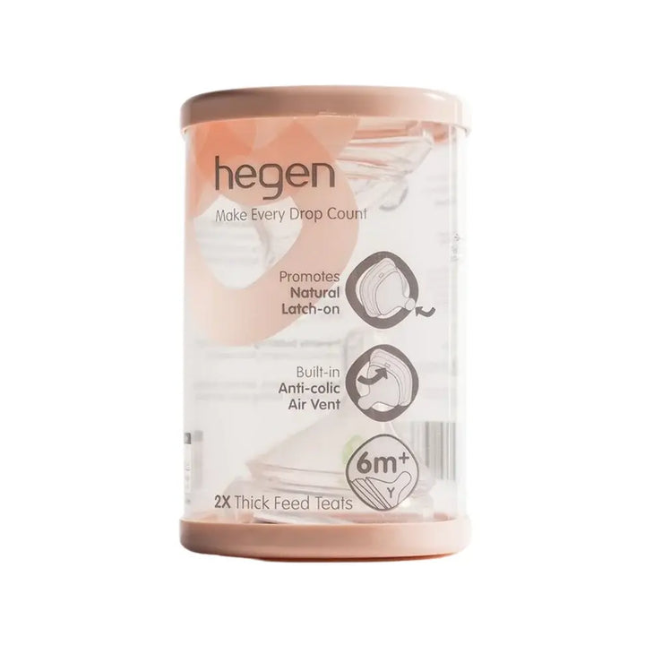 Hegen Teat Thick Feed (2-pack)(For Thickened Liquids)