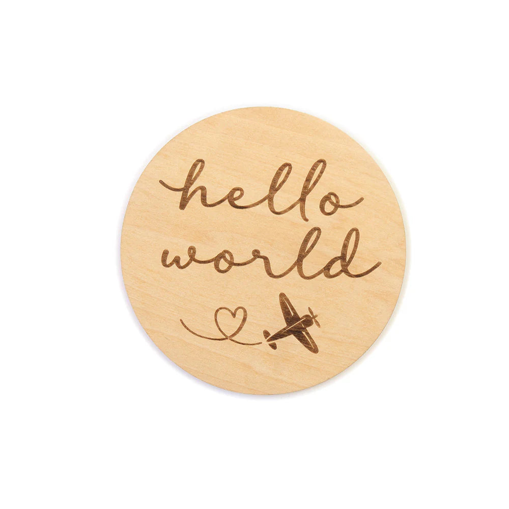 Snuggle Hunny Taking Flight Wooden Milestone Cards