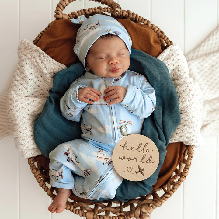 Snuggle Hunny Taking Flight Wooden Milestone Cards