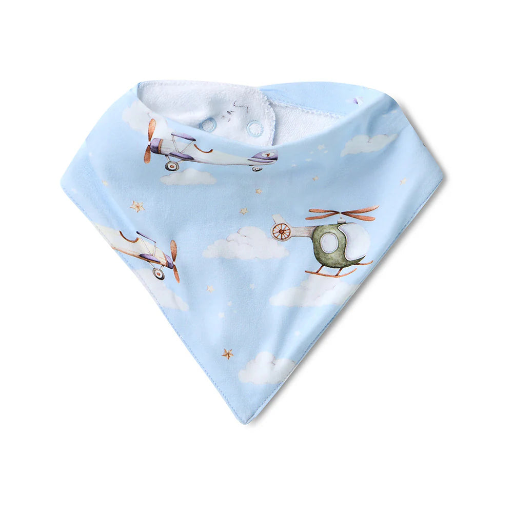 Organic Dribble Bib - Taking Flight
