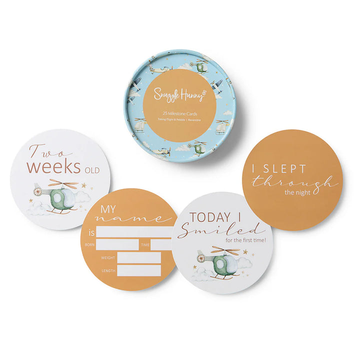 Reversible Milestone Cards - Taking Flight & Pebble