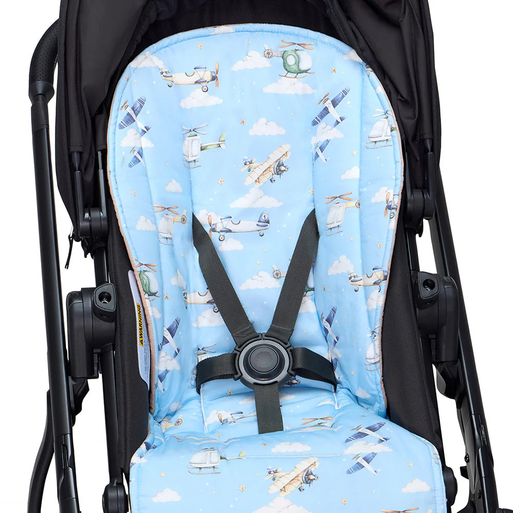 Snuggle Hunny Universal Organic Pram Liner - Taking Flight