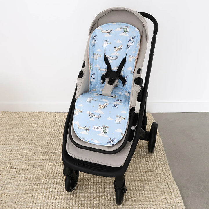 Snuggle Hunny Universal Organic Pram Liner - Taking Flight