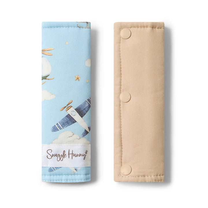 Snuggle Hunny Universal Reversible Pram Strap Covers - Taking Flight