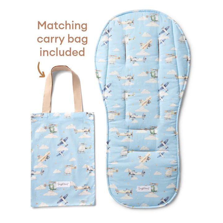 Snuggle Hunny Universal Organic Pram Liner - Taking Flight
