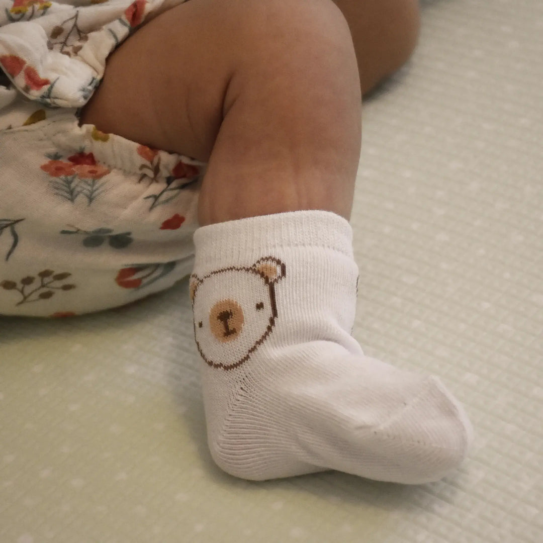 Playette 3 Pack Newborn Bear Socks (1341131)