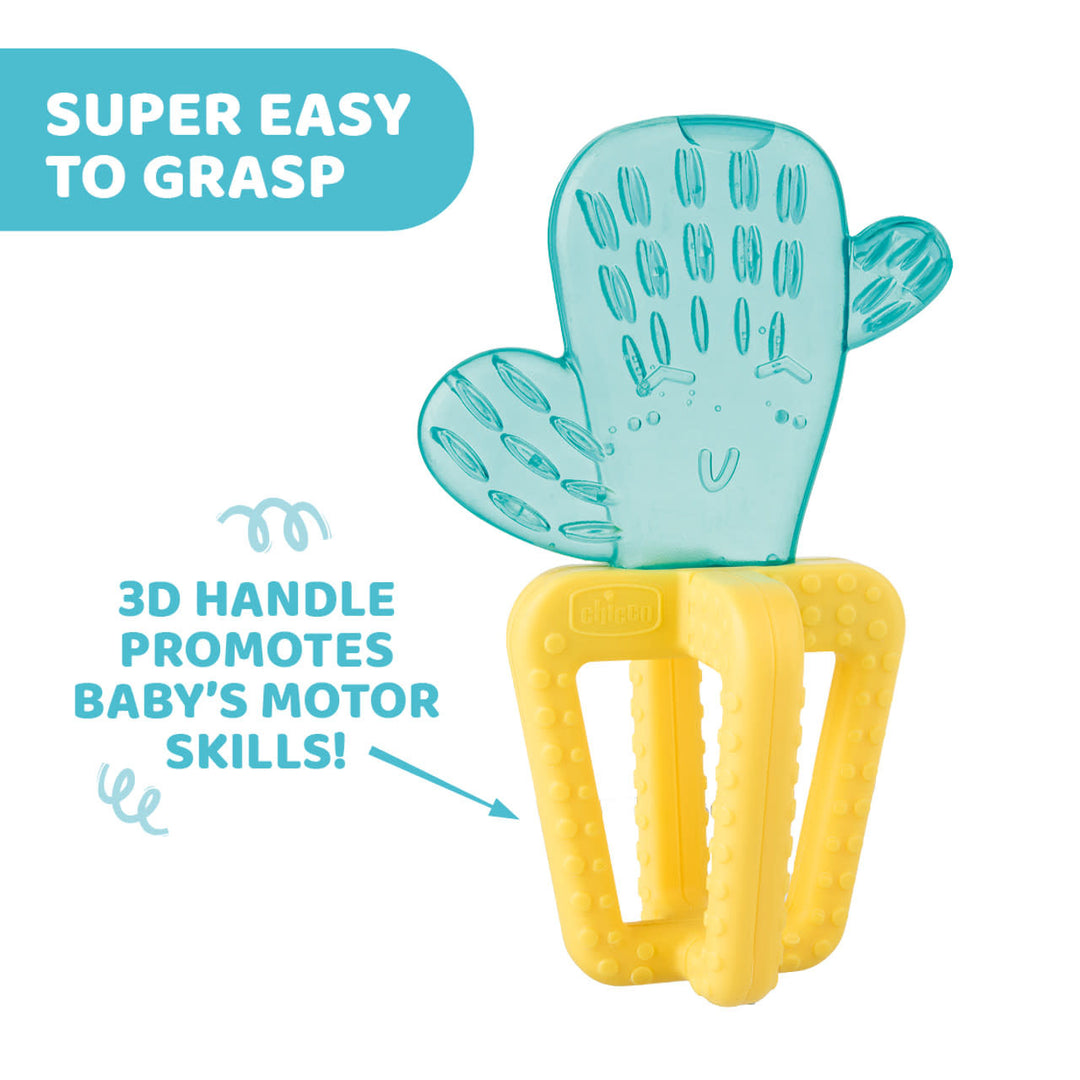 CHICCO NURSING Teether: Refreshing Neutral 4M+ Cactus