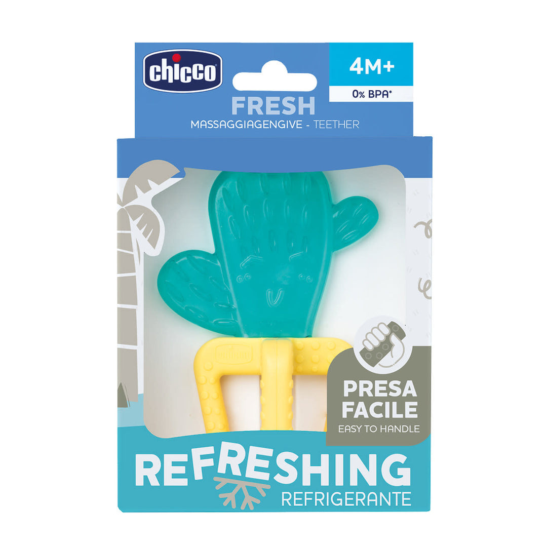 CHICCO NURSING Teether: Refreshing Neutral 4M+ Cactus