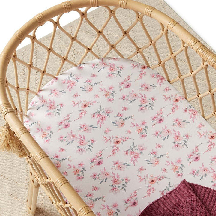 Bassinet Sheet / Change Pad Cover Camille