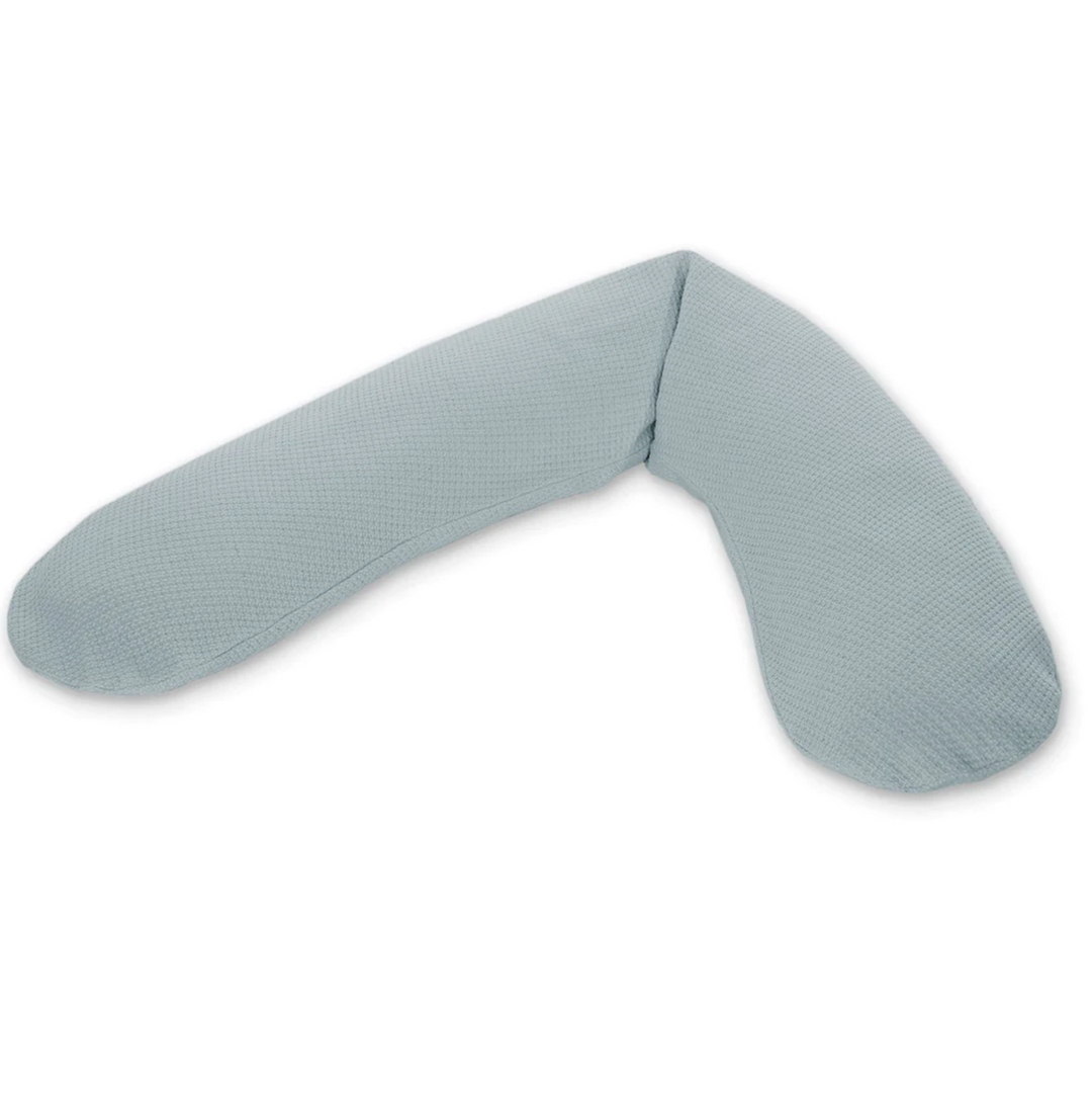 Theraline The Original Maternity and Nursing Pillow - Misty Blue Fine Knit
