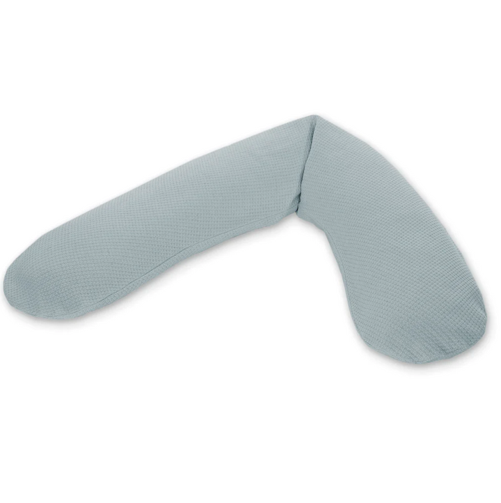 Theraline The Original Maternity and Nursing Pillow - Misty Blue Fine Knit