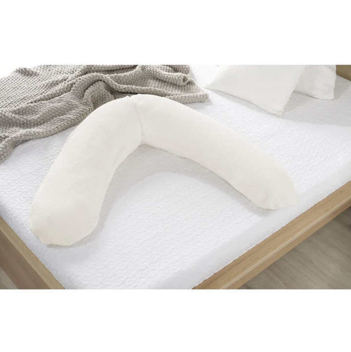 Theraline The Original Maternity and Nursing Pillow - Cream Fine Knit