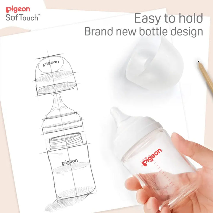 PIGEON SOFTOUCH III BOTTLE PPSU TWIN PACK 160ML