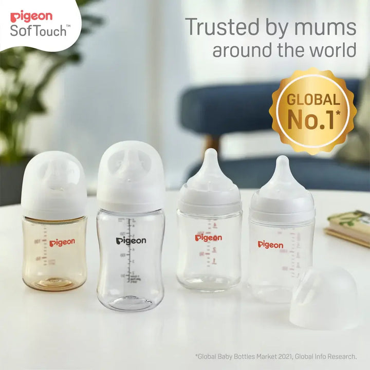 PIGEON SOFTOUCH III BOTTLE PPSU TWIN PACK 160ML
