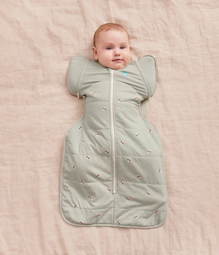 SWADDLE UP™ Transition Bag WARM 2.5T - Olive Bees