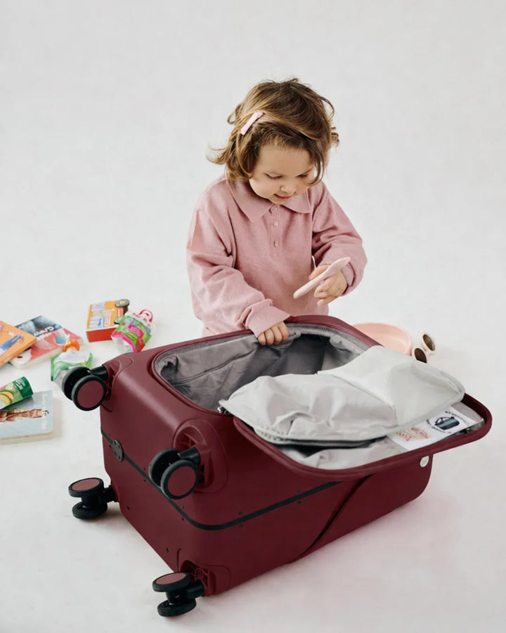 MiaMily - Carry-On Plus - Luggage 18" - Burgundy Red
