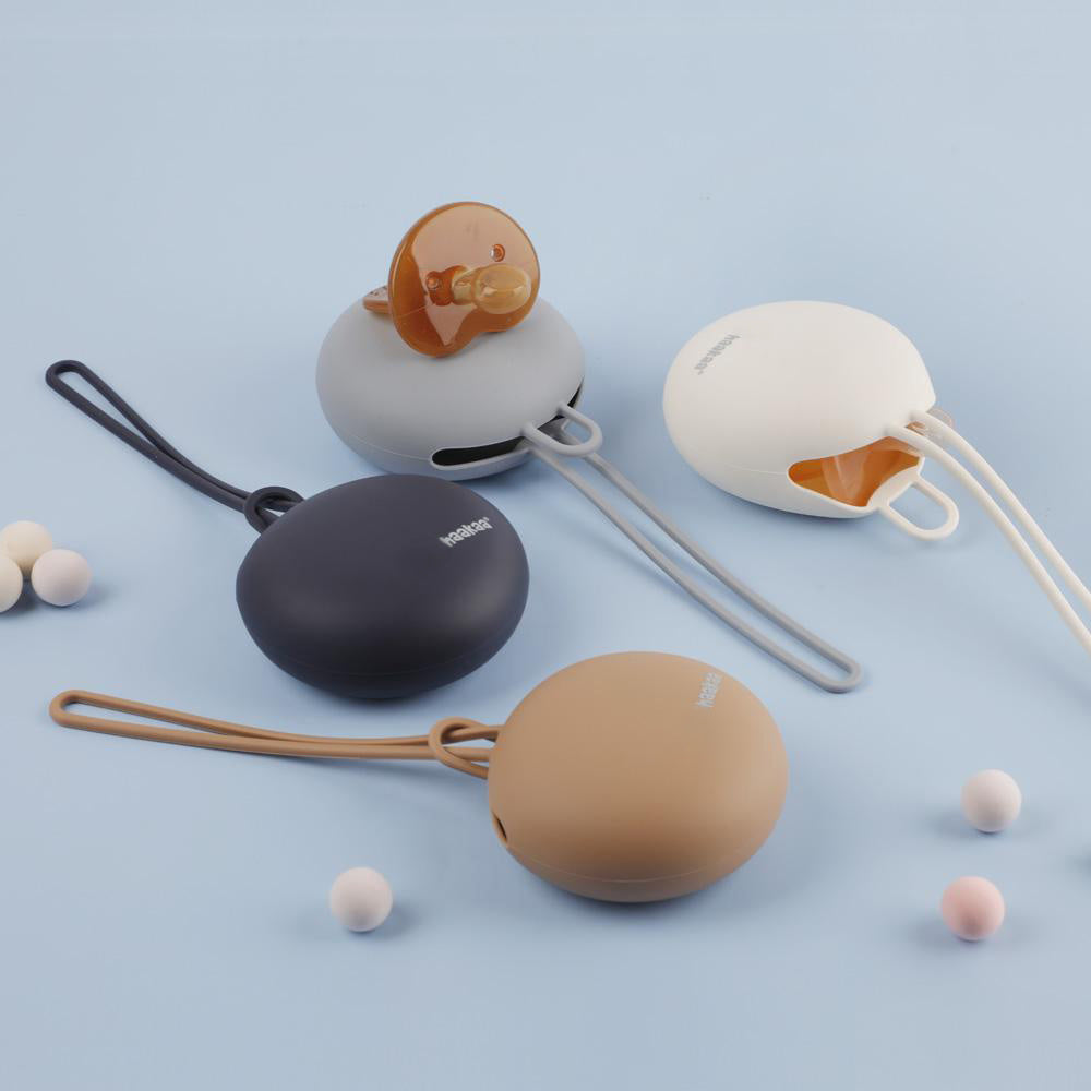 Haakaa Silicone Dummy Holder Case-Midnight Blue