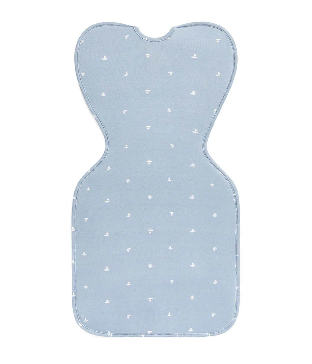 SWADDLE UP™ Bamboo Original 1.0Tog - Mist Blue Boats