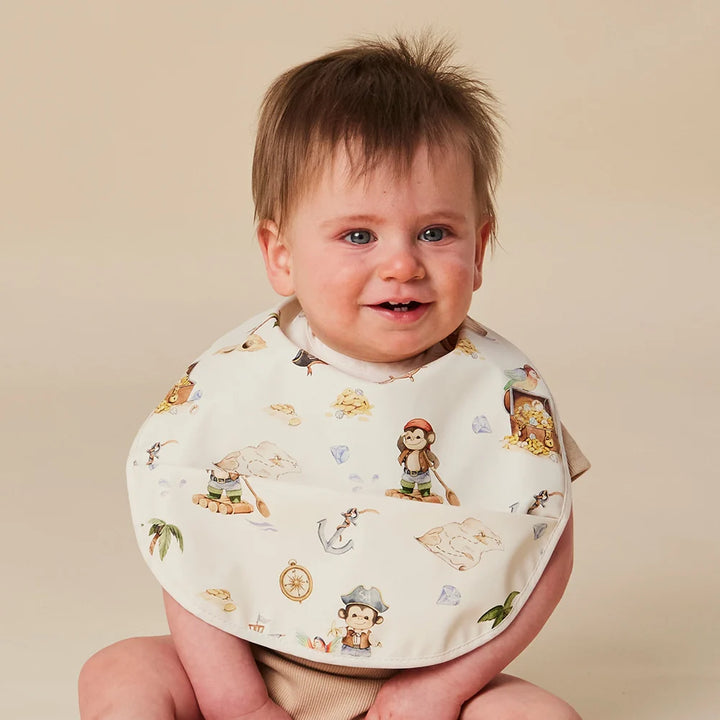 Snuggle Bib Waterproof - Treasure Island