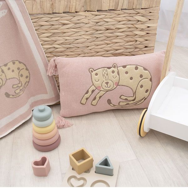 100% Cotton knit cushion - Tropical Mia