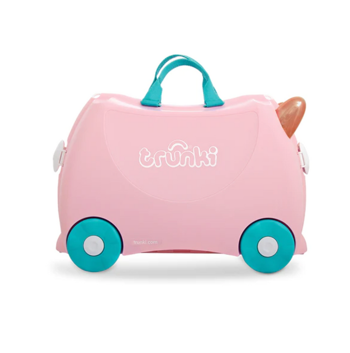 TRUNKI RIDE-ON LUGGAGE - FLOSSI THE FLAMINGO
