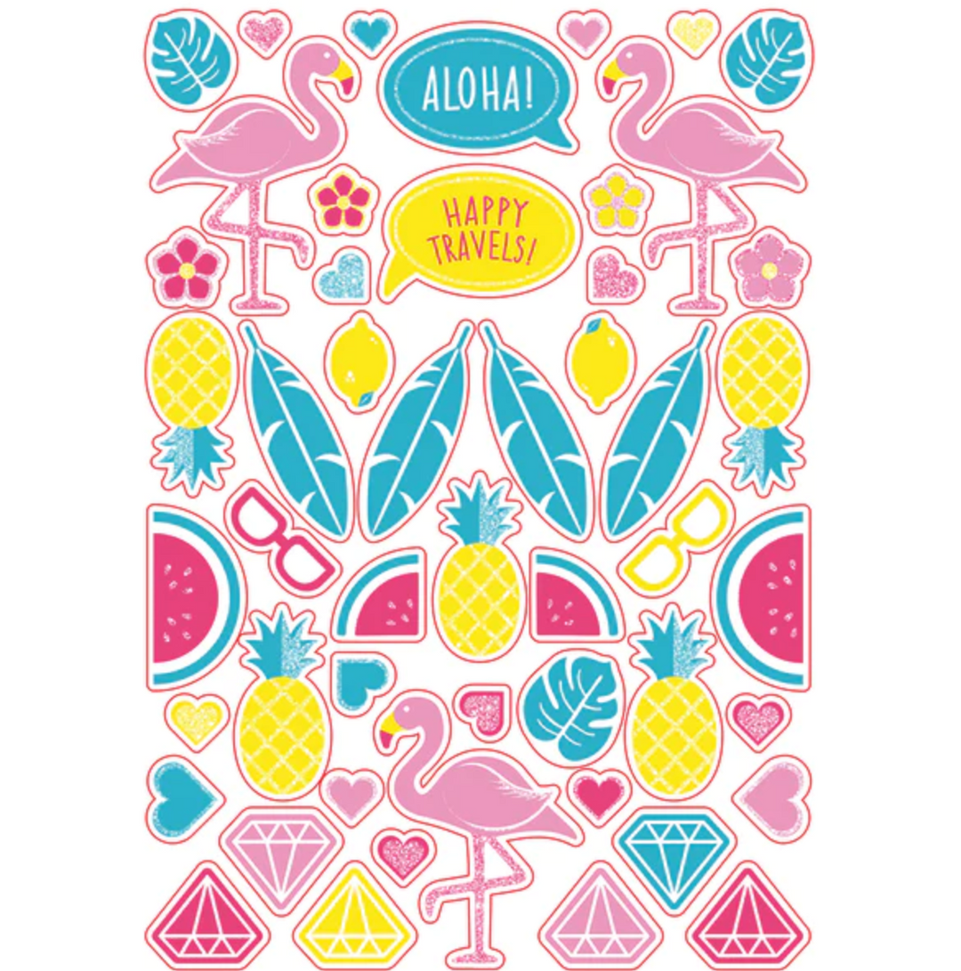 TRUNKI RIDE-ON LUGGAGE - FLOSSI THE FLAMINGO