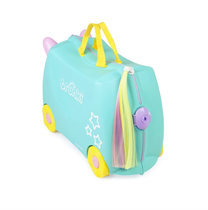 TRUNKI RIDE-ON LUGGAGE - UNA THE UNICORN
