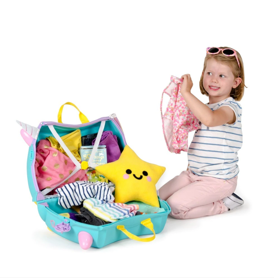 TRUNKI RIDE-ON LUGGAGE - UNA THE UNICORN