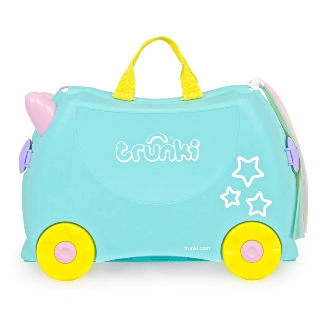 TRUNKI RIDE-ON LUGGAGE - UNA THE UNICORN