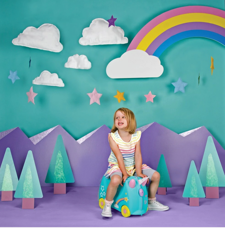 TRUNKI RIDE-ON LUGGAGE - UNA THE UNICORN