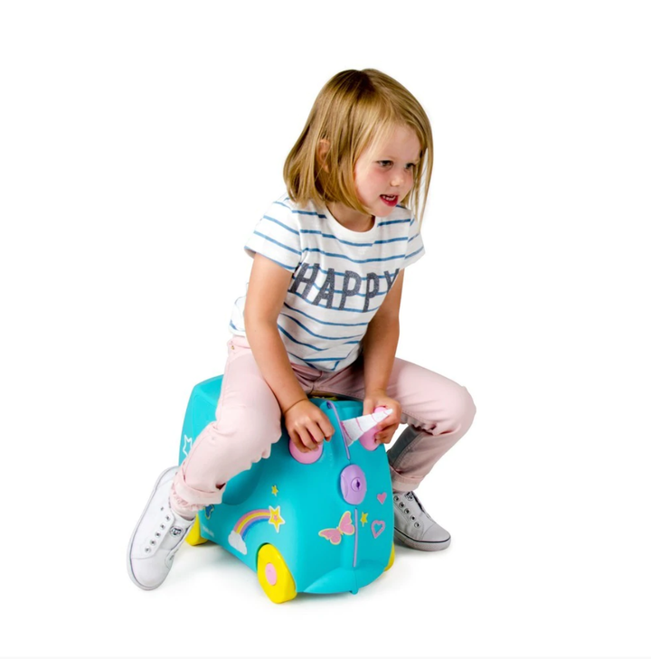 TRUNKI RIDE-ON LUGGAGE - UNA THE UNICORN