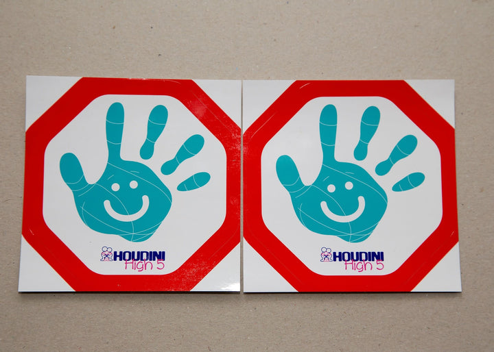 Houdini High 5 Sticker Twin Pack-Aqua