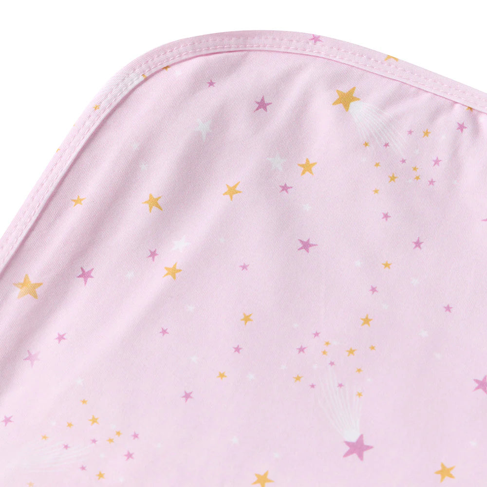 Organic Jersey Wrap & Topknot Set - Twinkle