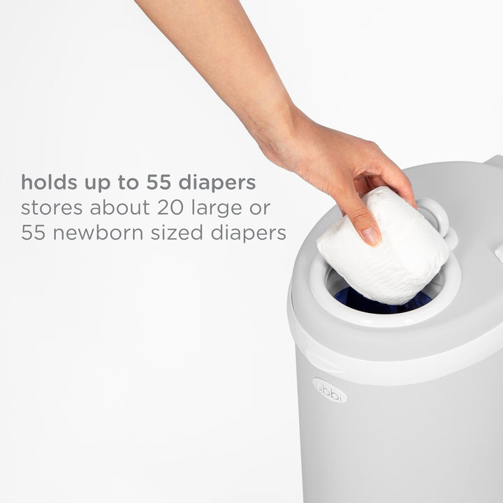 Ubbi Nappy Pail - Matte Grey