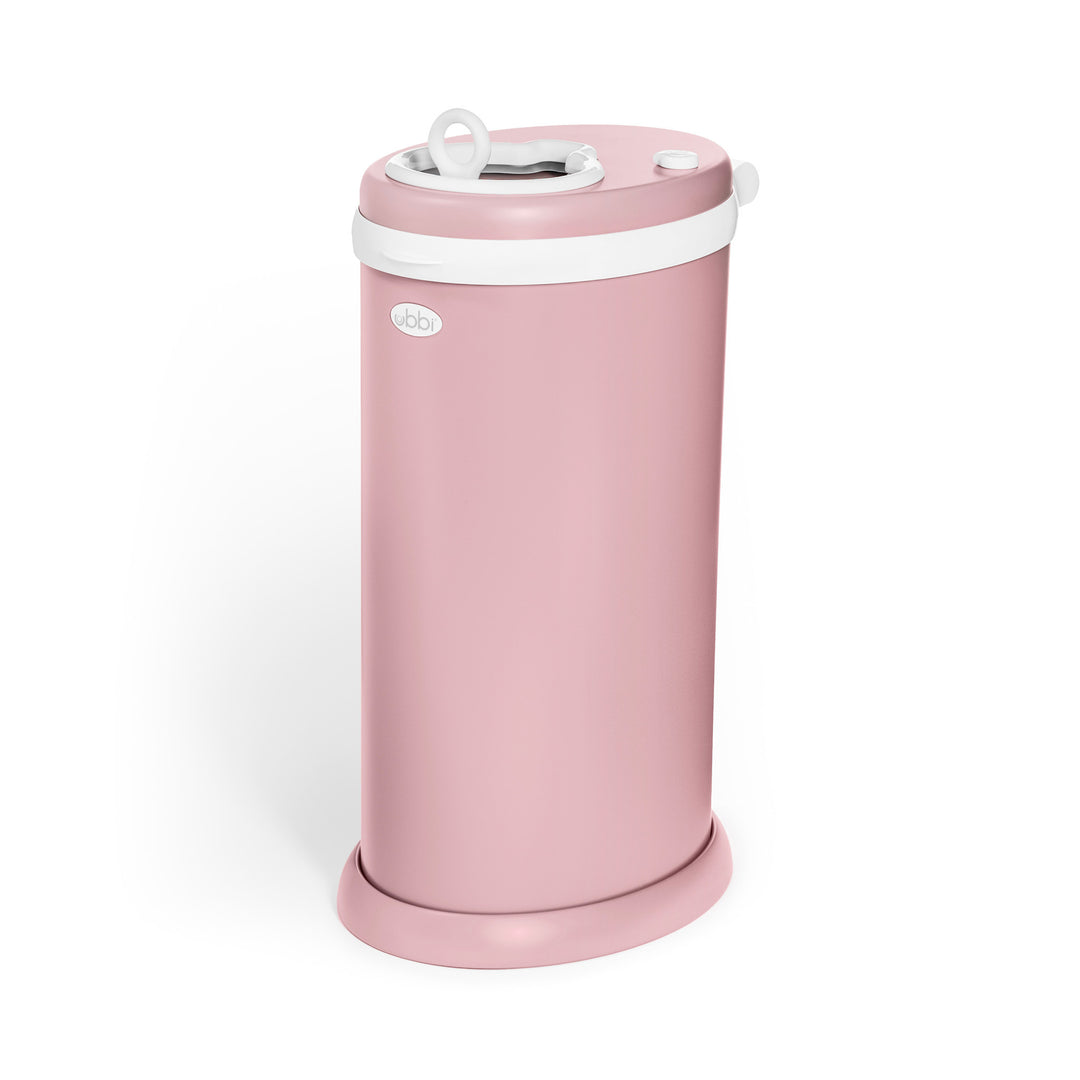 Ubbi Nappy Pail - Matte Pink