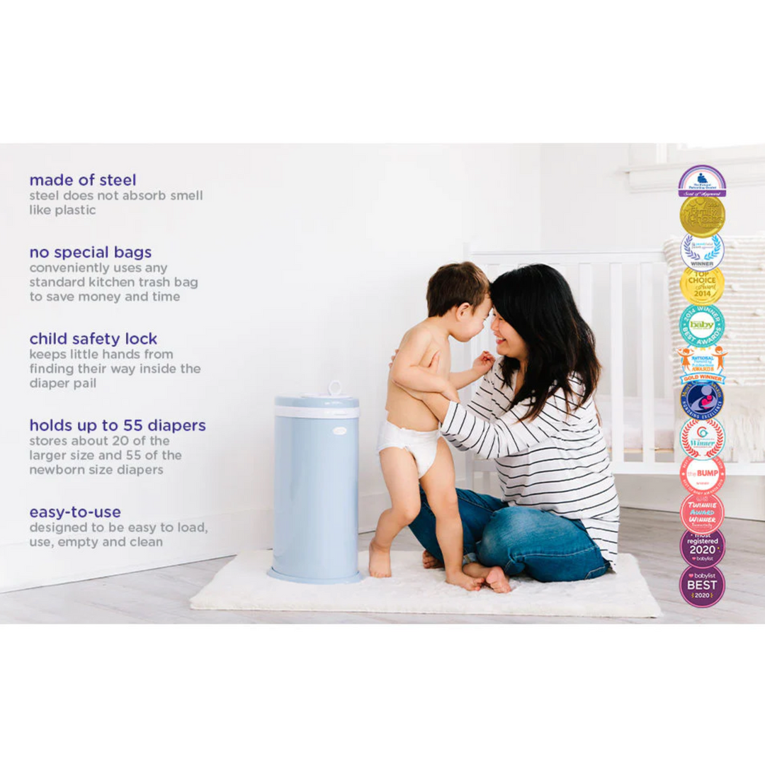 Ubbi Nappy Pail - Matte White