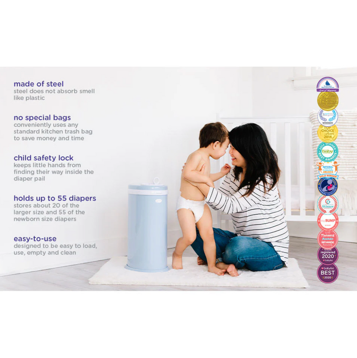 Ubbi Nappy Pail - Matte White