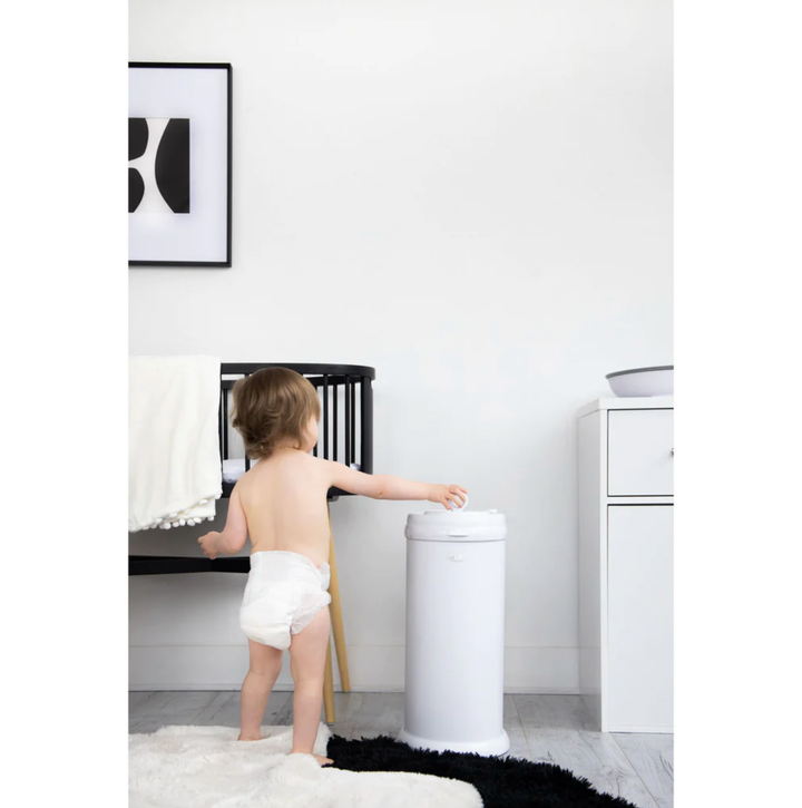 Ubbi Nappy Pail - Matte White