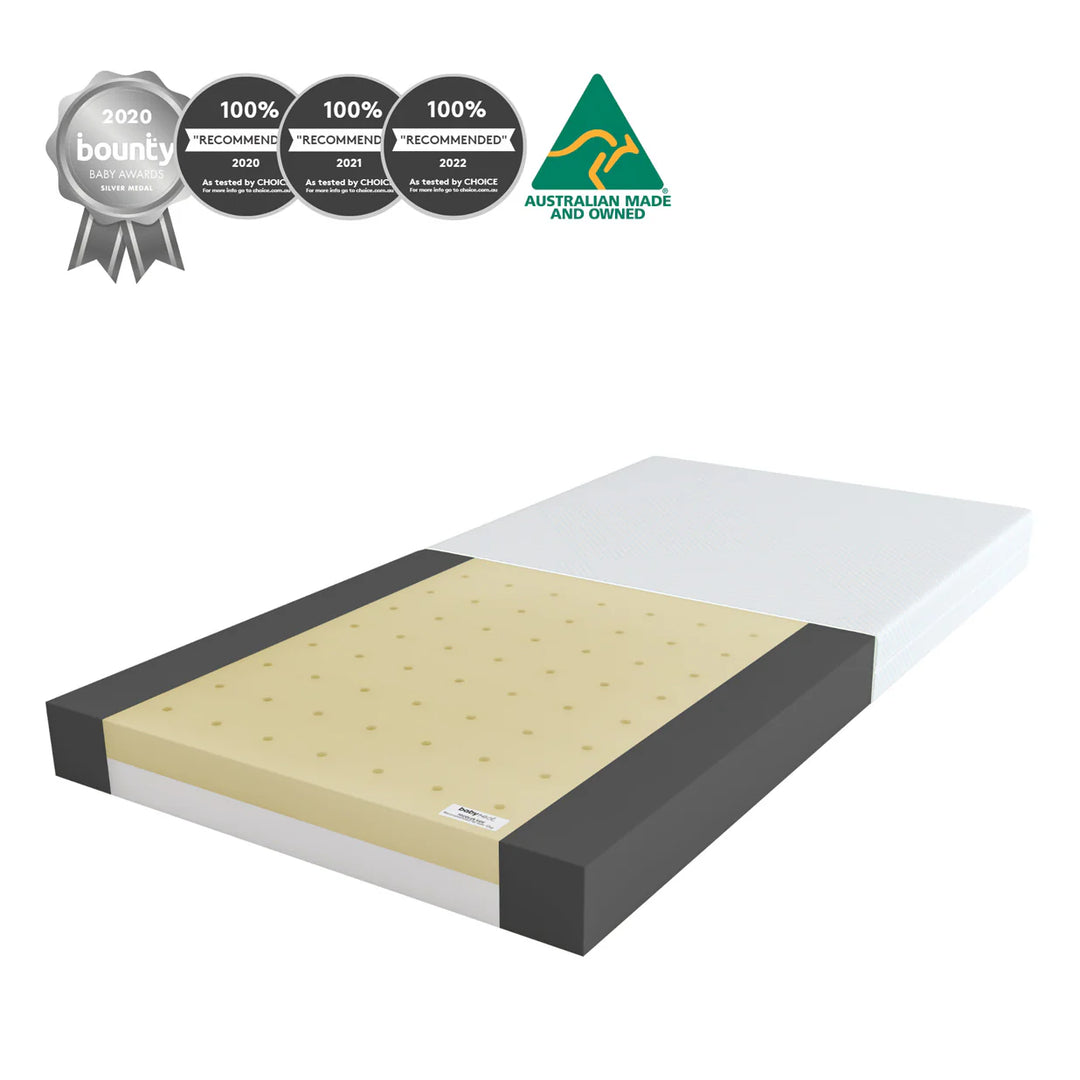 BabyRest DuoCore® Bamboo Cot Mattress  Size 140 x 70 x 9.5 cm