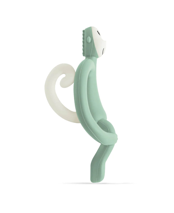 Matchstick Monkey Teething Toy and Gel Applicator-Mint Green