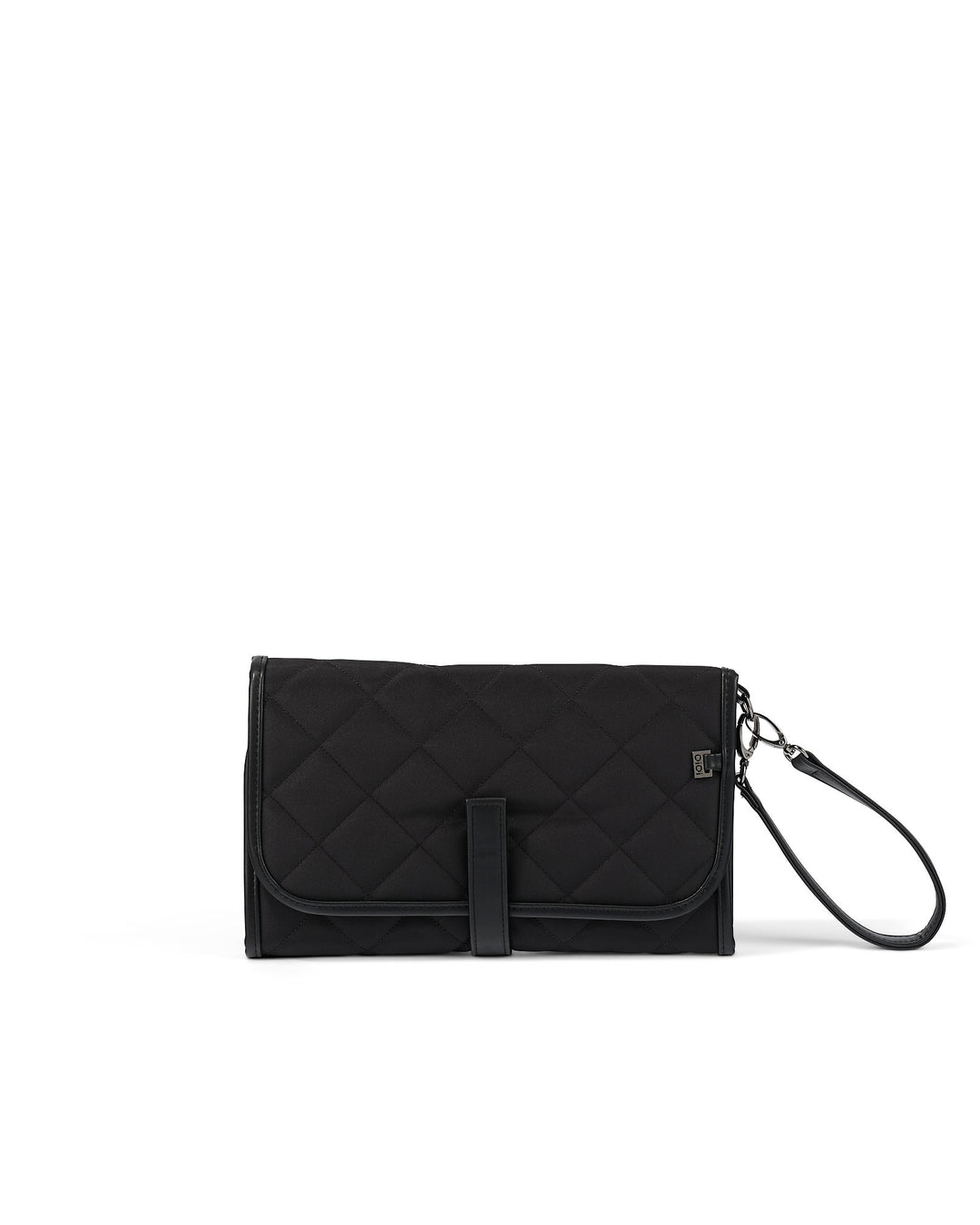 OiOi Change Mat Clutch - Black Quilt