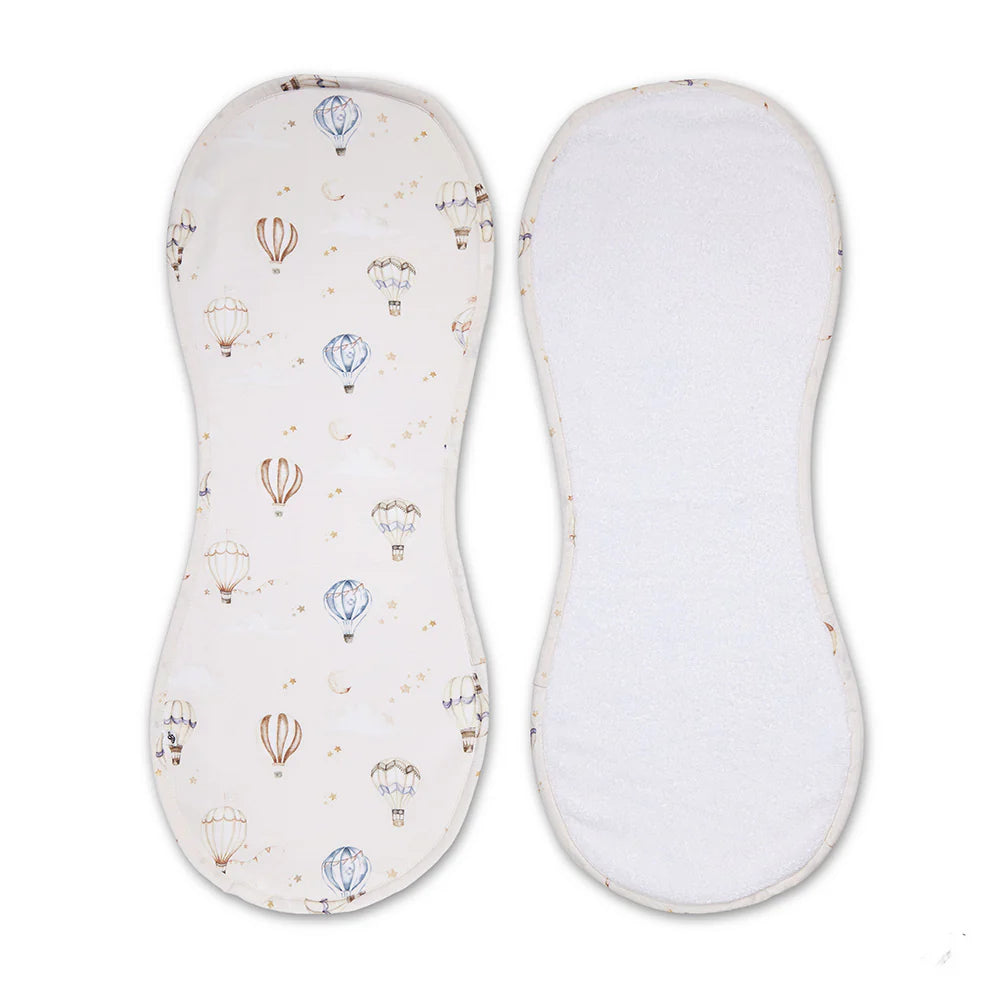 Snuggle Hunny Organic Cotton Burp Cloth - Up & Away