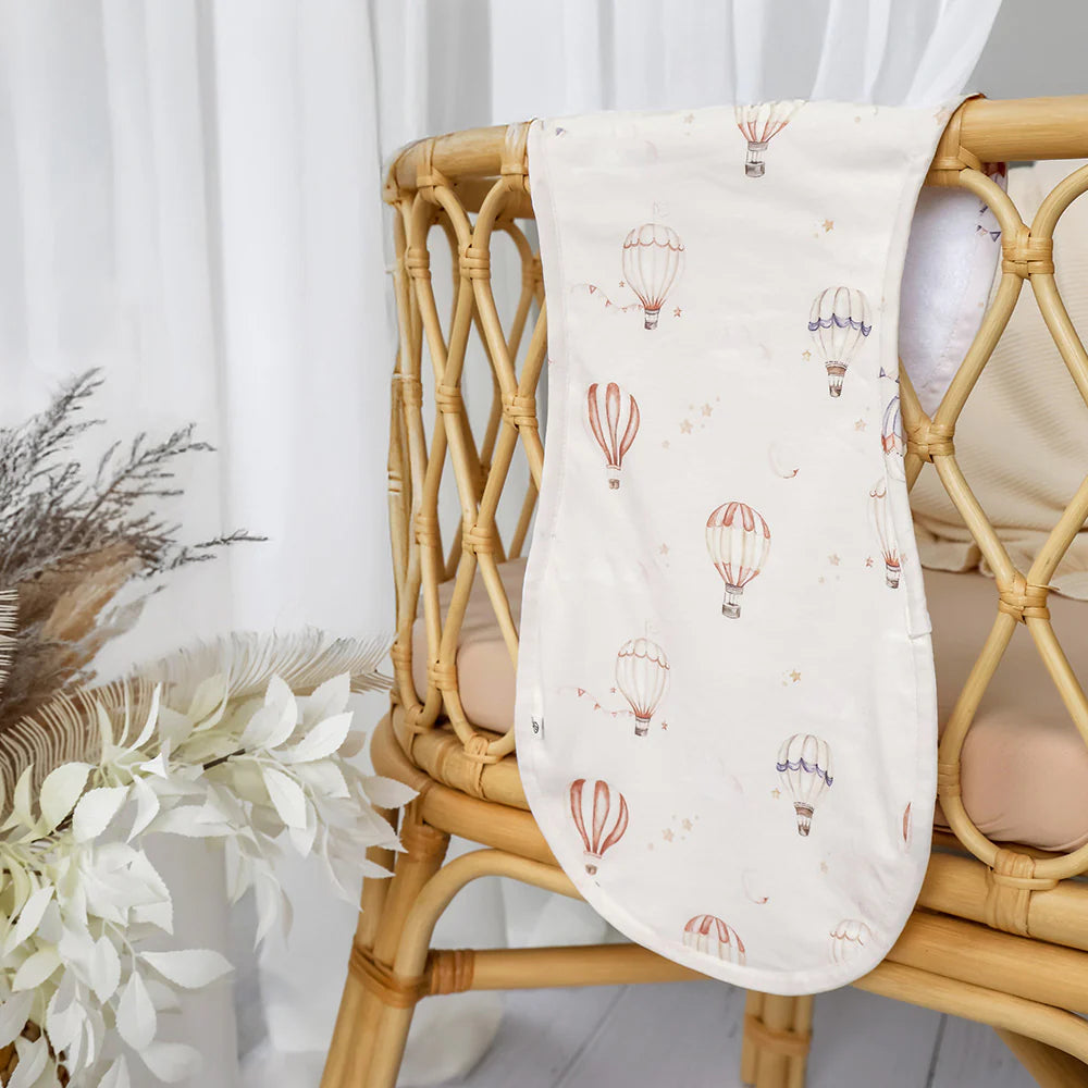 Snuggle Hunny Organic Cotton Burp Cloth - Up & Away