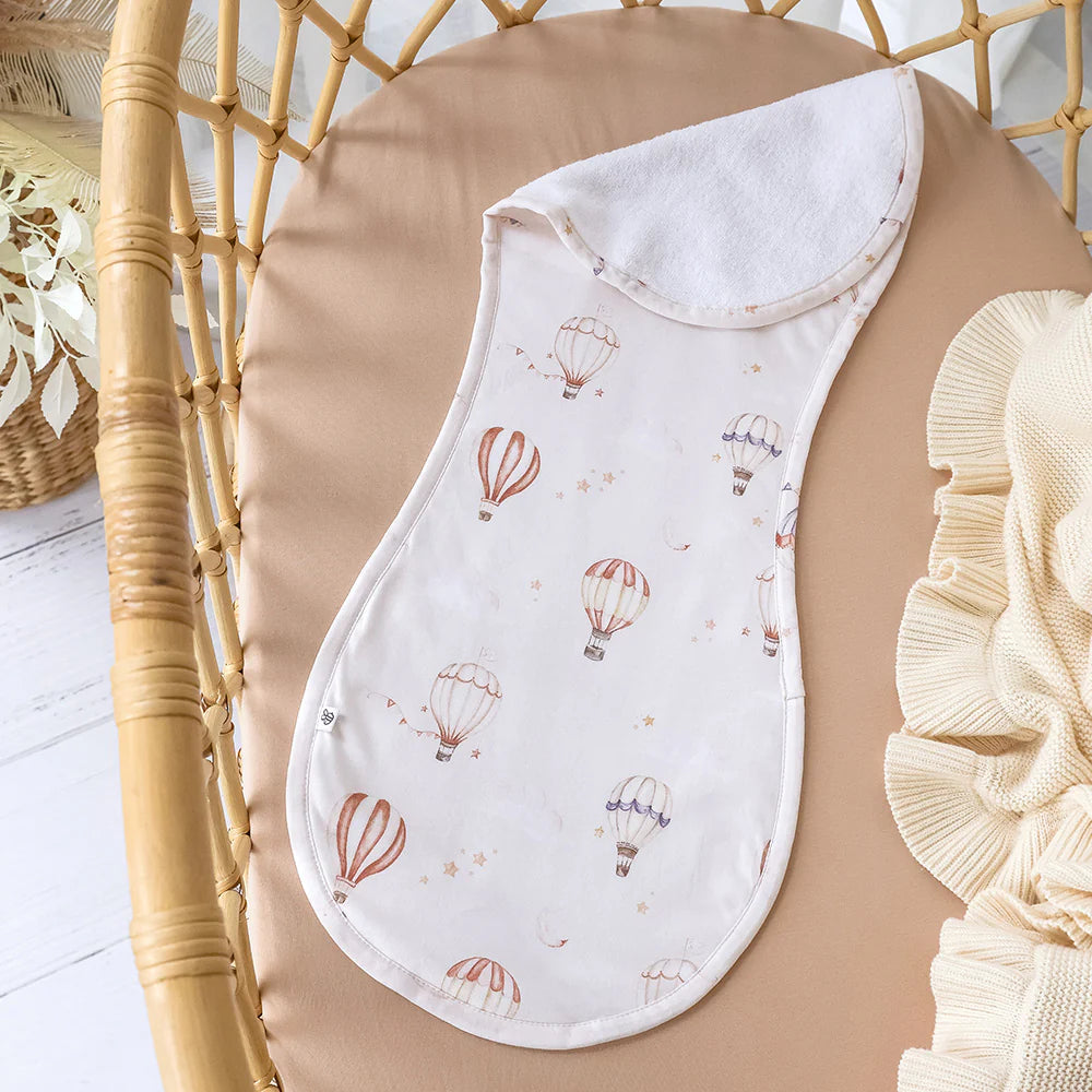 Snuggle Hunny Organic Cotton Burp Cloth - Up & Away
