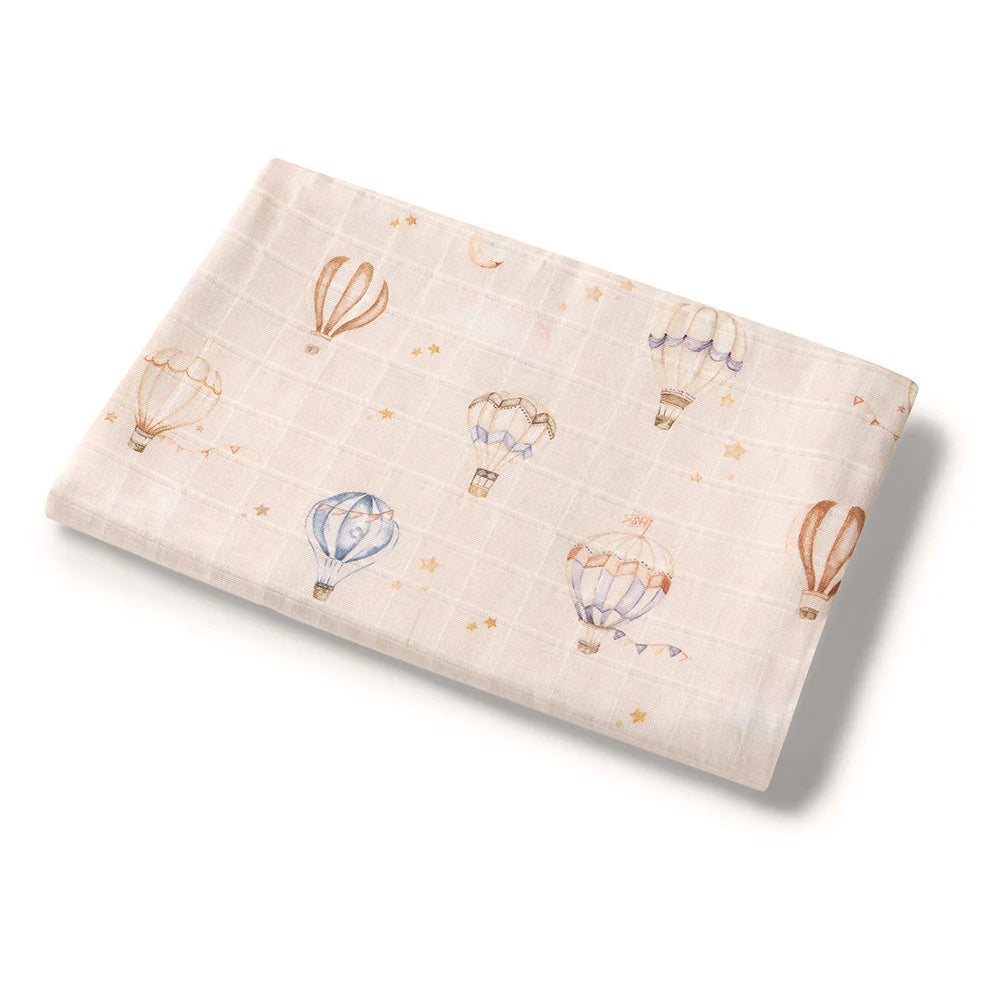 Organic Muslin Wrap - Up & Away