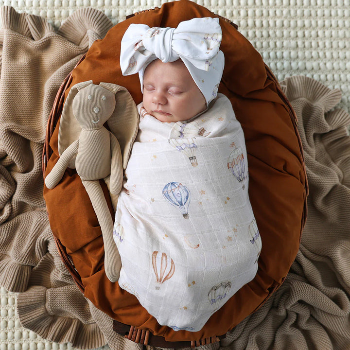 Organic Muslin Wrap - Up & Away