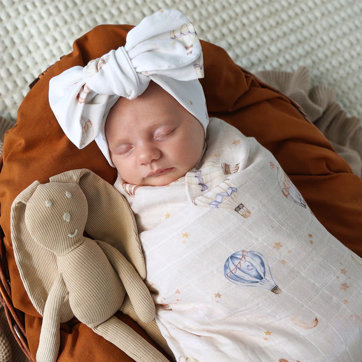 Organic Muslin Wrap - Up & Away